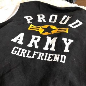 Proud army girlfriend jacket